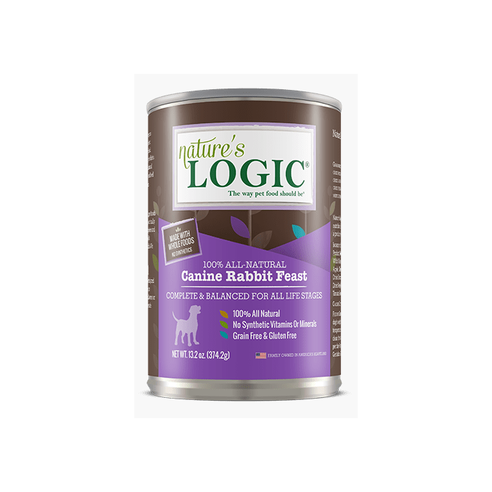 Nature's Logic Canine Rabbit Feast, 13.2 oz.