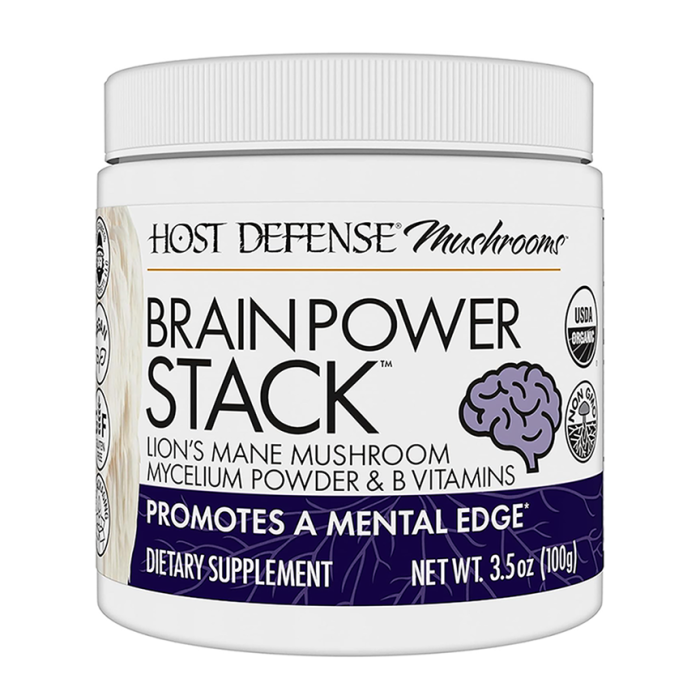 Host Defense BrainPower Stack Powder - Front view