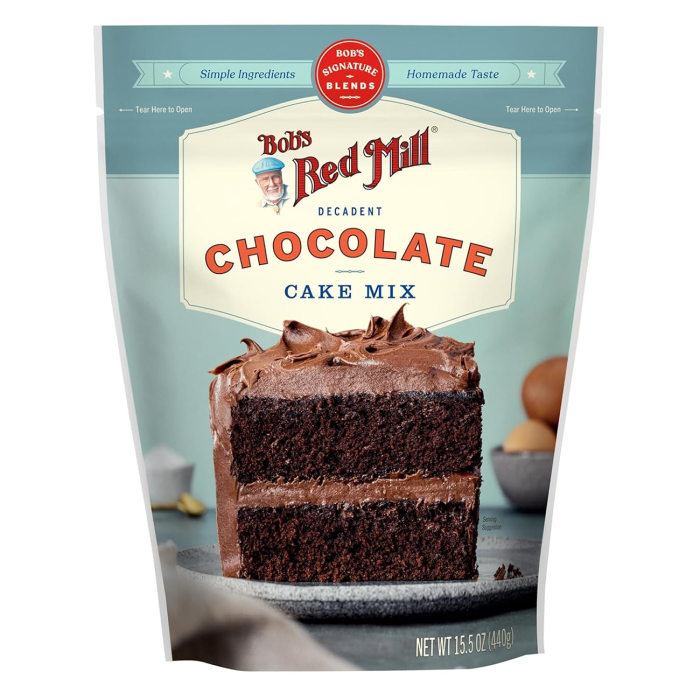 Bob's Red Mill Decadent Chocolate Cake Mix - Front view