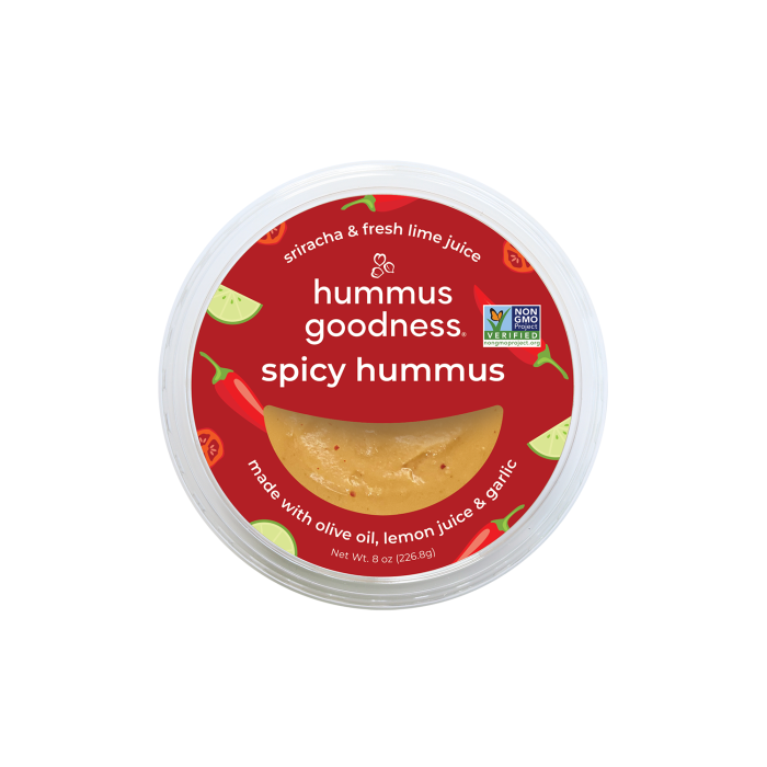 Hummus Goodness Spicy Hummus - Front view