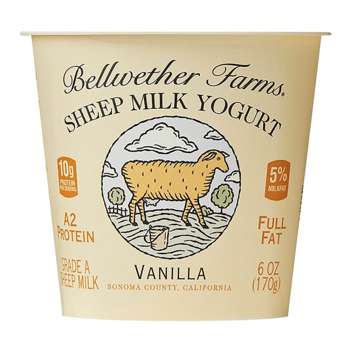 Bellwether Farms Sheep Milk Yogurt Vanilla - Front view