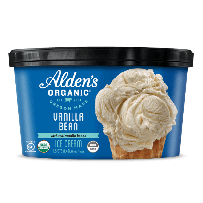 Alden's Organic Vanilla Bean Ice Cream