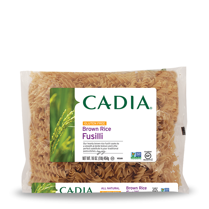 Cadia Gluten-Free Brown Rice Fusilli Pasta,16 oz.