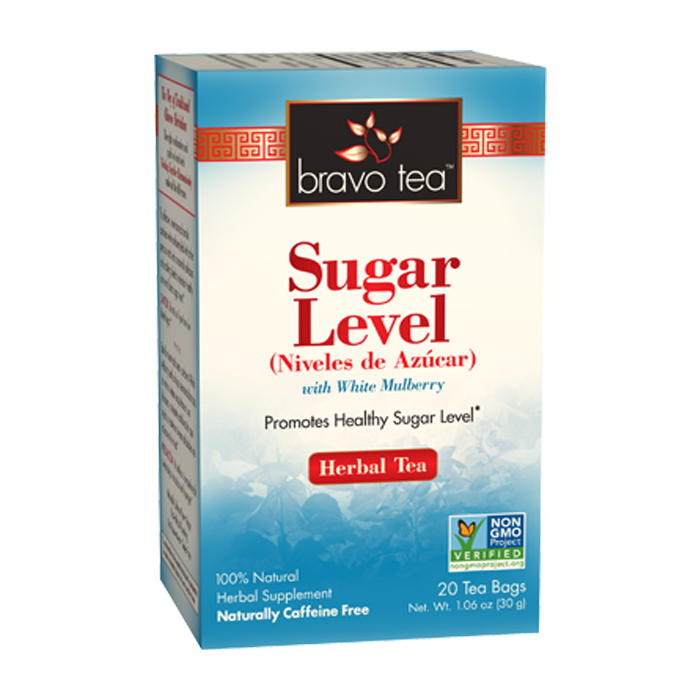 Bravo Tea Sugar Level, 20 Tea Bags