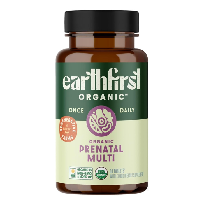 EarthFirst Organic Prenatal Multi Once Daily - Front view