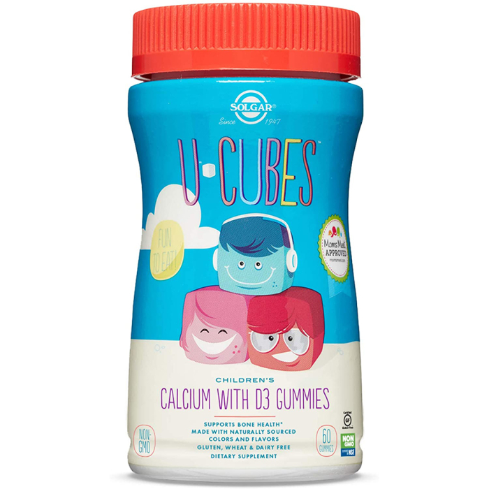 Solgar U-Cubes Children's Calcium with D3 - Front view