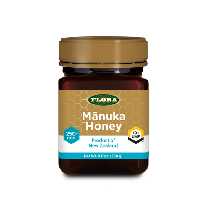 Flora Manuka Honey MGO 250+/10+ UMF - Front view