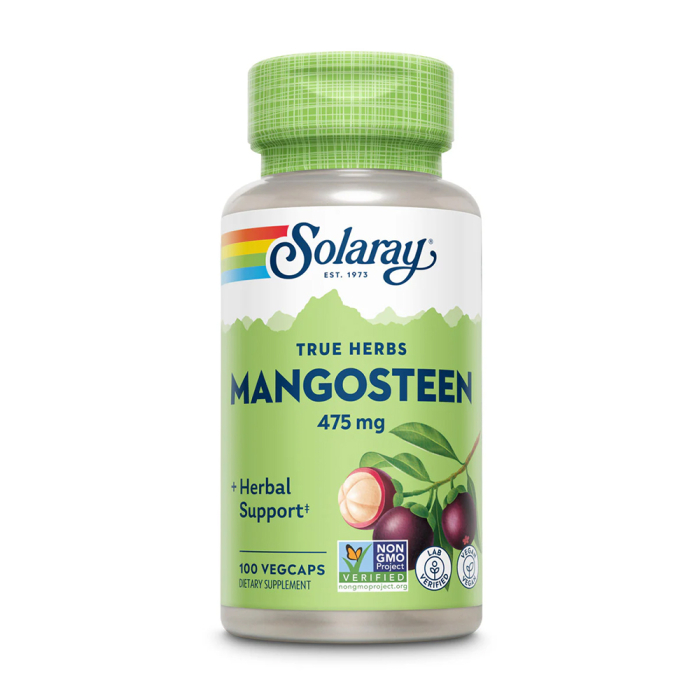 Solaray Mangosteen Fruit 475 mg - Front view