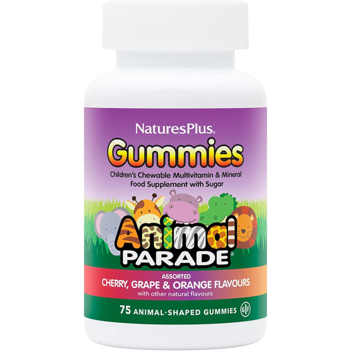 Nature's Plus Animal Parade Assorted Gummies - Front view