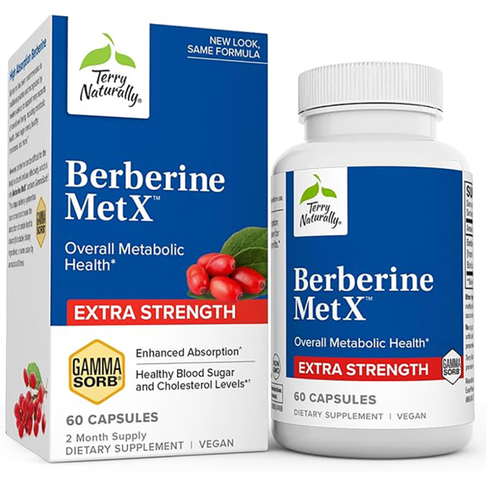 Terry Naturally Berberine MetX Extra Strength - Front view