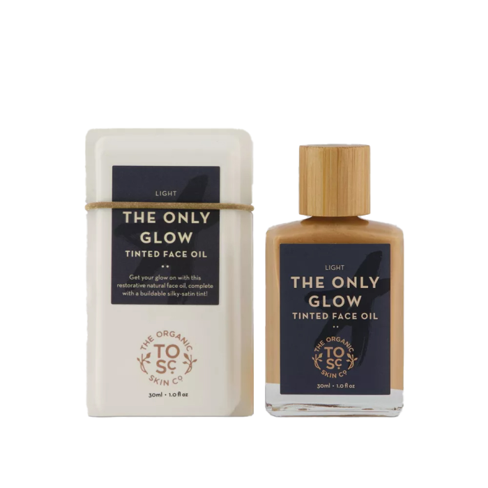 The Organic Skin Co The Only Glow Tinted Face Oil Light - Front view