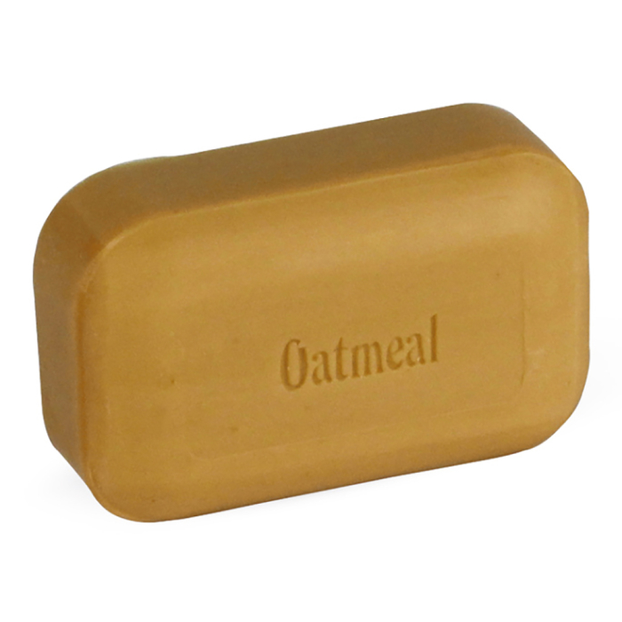 The Soap Works Oatmeal Soap Bar - Front view