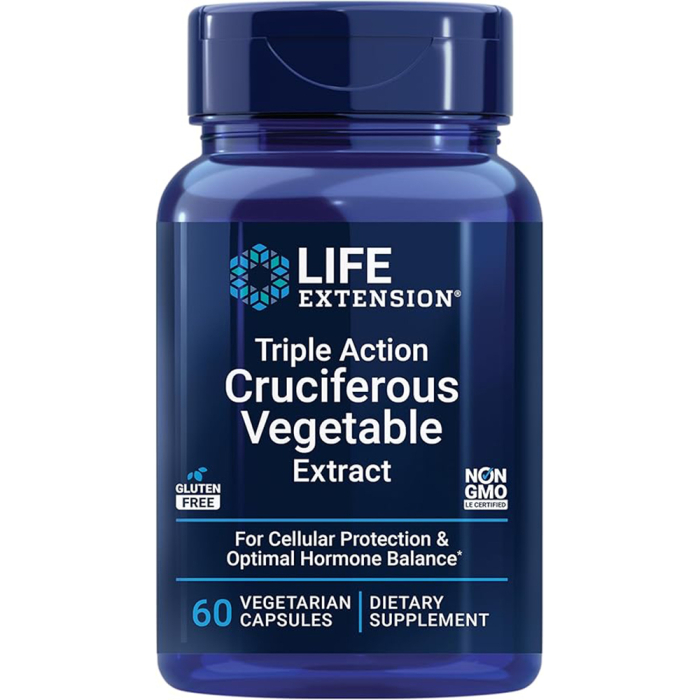 Life Extension Triple Action Cruciferous Vegetable Extract - Front view