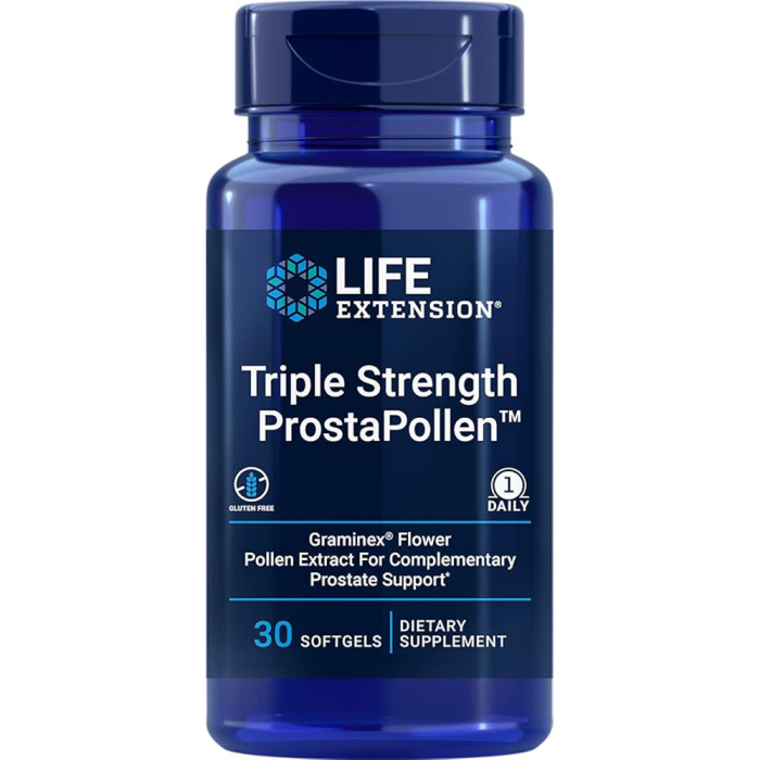 Life Extension Triple Strength Prostapollen - Front view