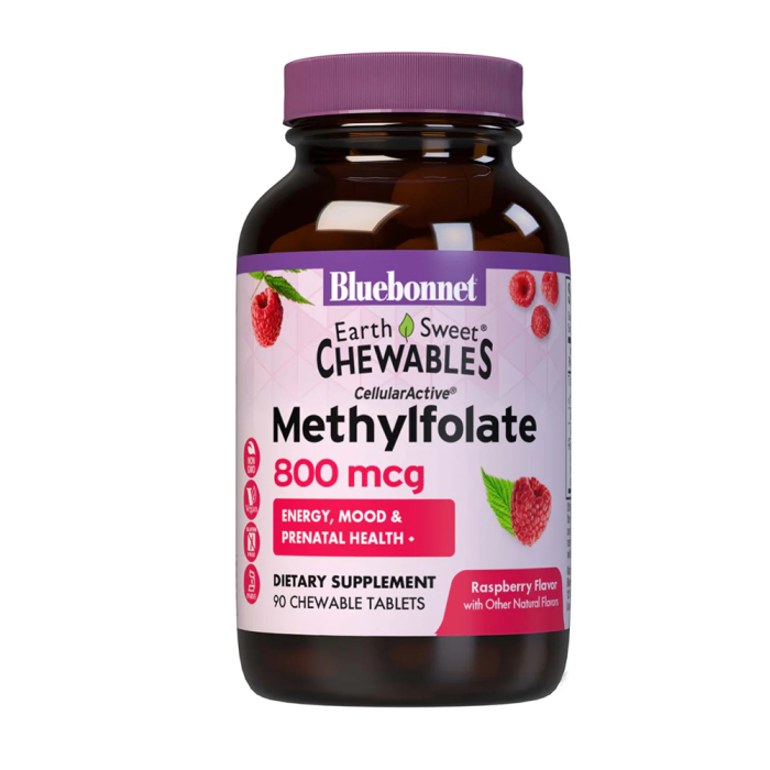 Bluebonnet Methylfolate 800 mcg - Front view