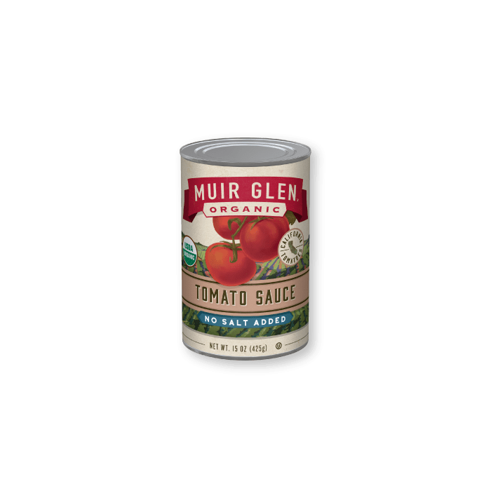 Muir Glen Tomato Sauce, No Salt Added, 15 oz.