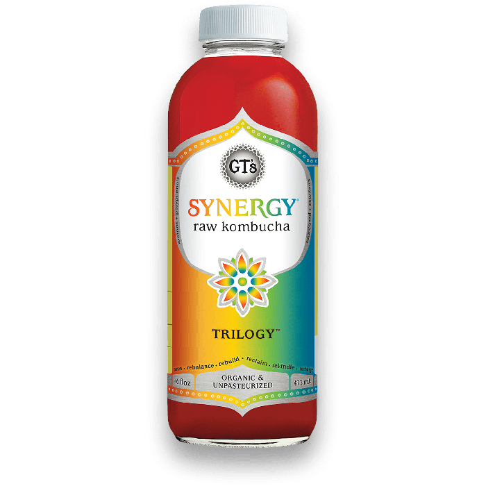 GT's Synergy Raw Kombucha Trilogy