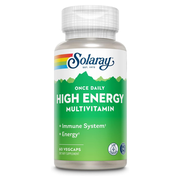 Solaray Once Daily Multivitamin Iron Free - Front view