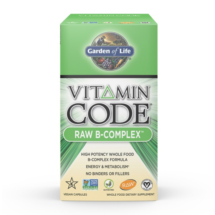 Garden of Life Vitamin Code RAW B-Complex, 60 Capsules