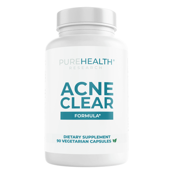 PureHealth Research Acne Clear Formula - Front view