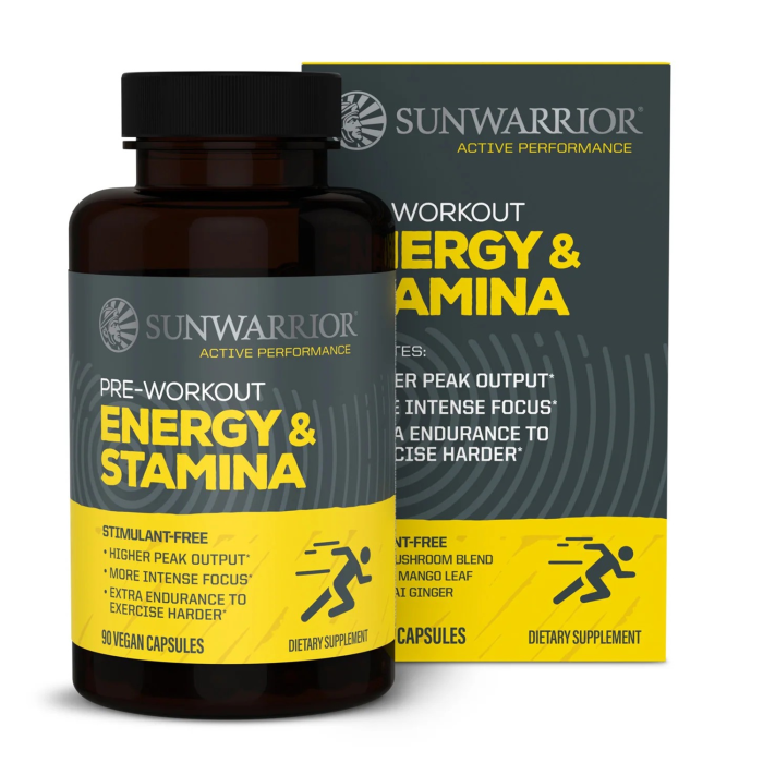 Sunwarrior Pre-Workout Energy & Stamina - Front view