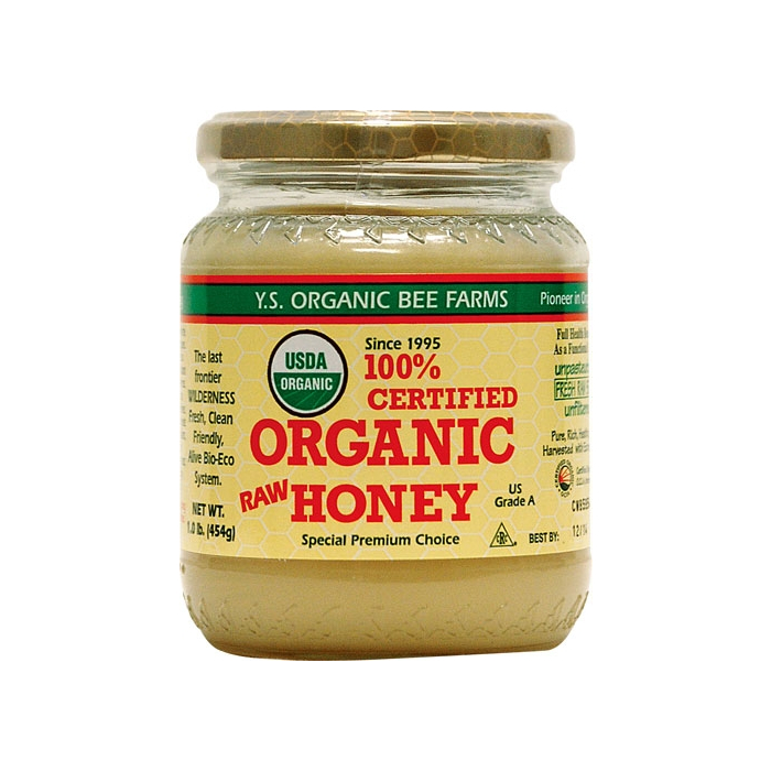 Y.S. Eco Bee Farms Organic Raw Honey, 16 oz.