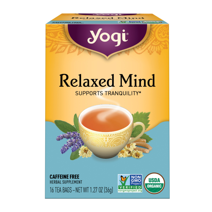 Yogi Tea Relaxed Mind, 16 Tea Bags