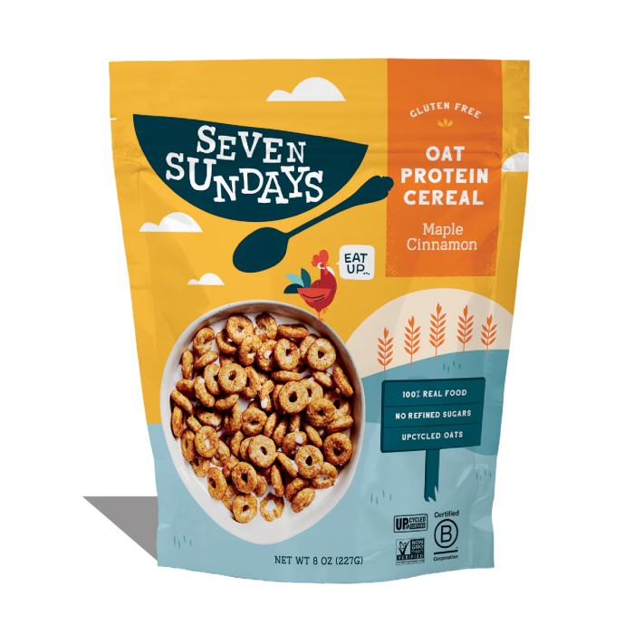 Seven Sundays Maple Cinnamon Oat Protein Cereal - Front view