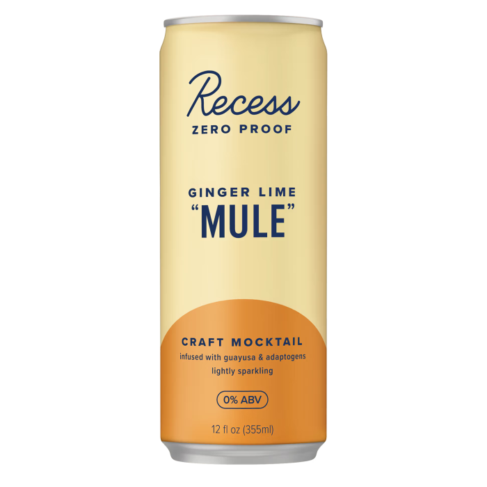 Recess Zero Proof Ginger Lime Mule Mocktail - Front view