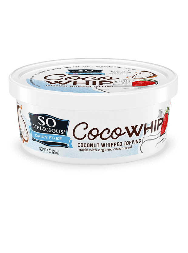 So Delicious Dairy Free Original CocoWhip, Vegan, 9 oz Tub (Frozen) 