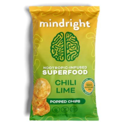 Mindright Popped Chip Chili Lime, 4 oz.