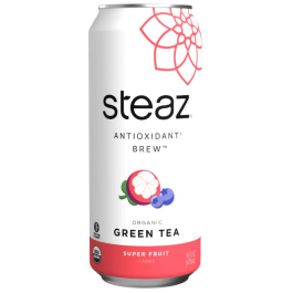 Steaz Organic Green Tea, Superfruit, 16 fl. oz.