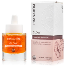 Pranarom - Glow Treatment Moisture Oil (1oz / 30ml) - 100% Pure & Natural  Essential Oil Moisturizing Oil for Dry Skin Treatment & Nourishment