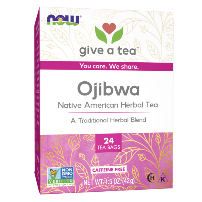 NOW Foods Ojibwa Tea - 24 Tea Bags