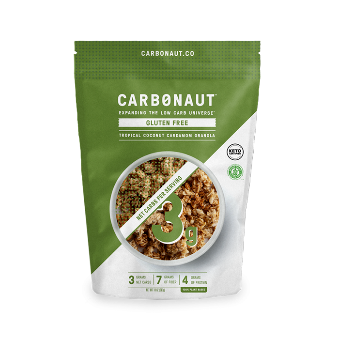 Carbonaut Granola Tropical Coconut Cardamom - Front view