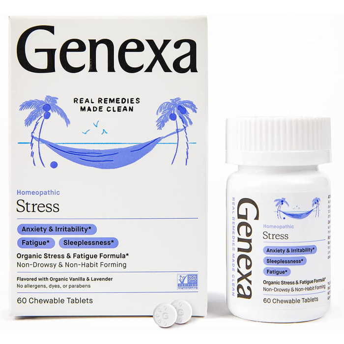 Genexa Stress Relief, 60 Chewable Tablets