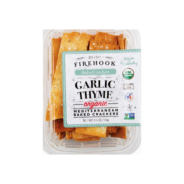 Firehook Garlic Thyme Crackers - Main