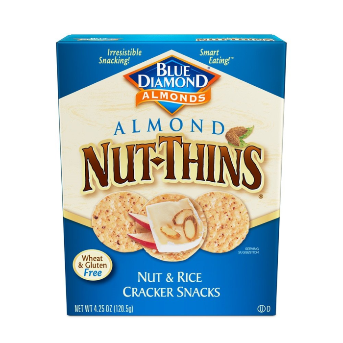 Blue Diamond Almond Nut Thins Cracker, 4.25 oz.