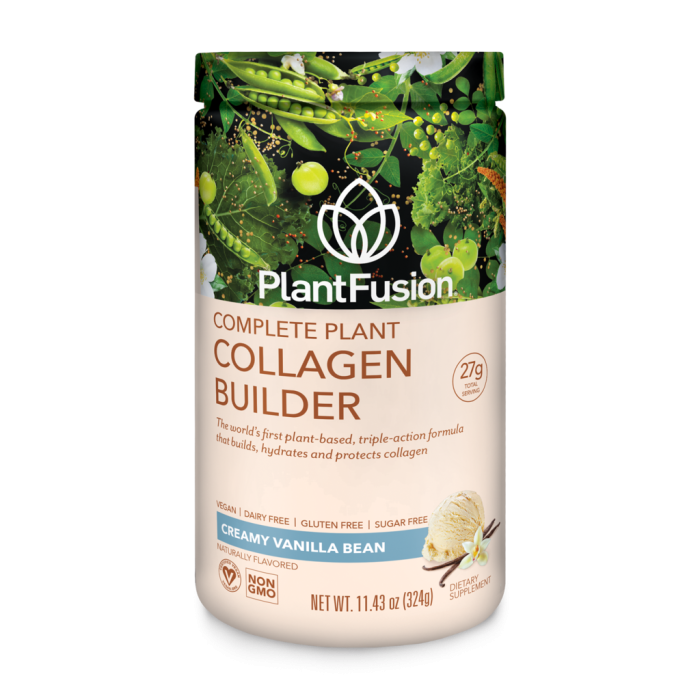 PlantFusion Complete Plant Collagen Builder, Creamy Vanilla Bean, 11.43 oz.