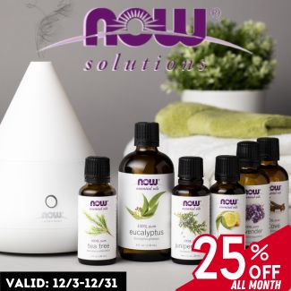 25% Off NOW Aromatherapy in December