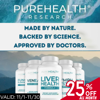 25% Off Pure Health in November